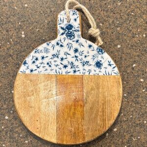 Floral Wooden Cutting Board